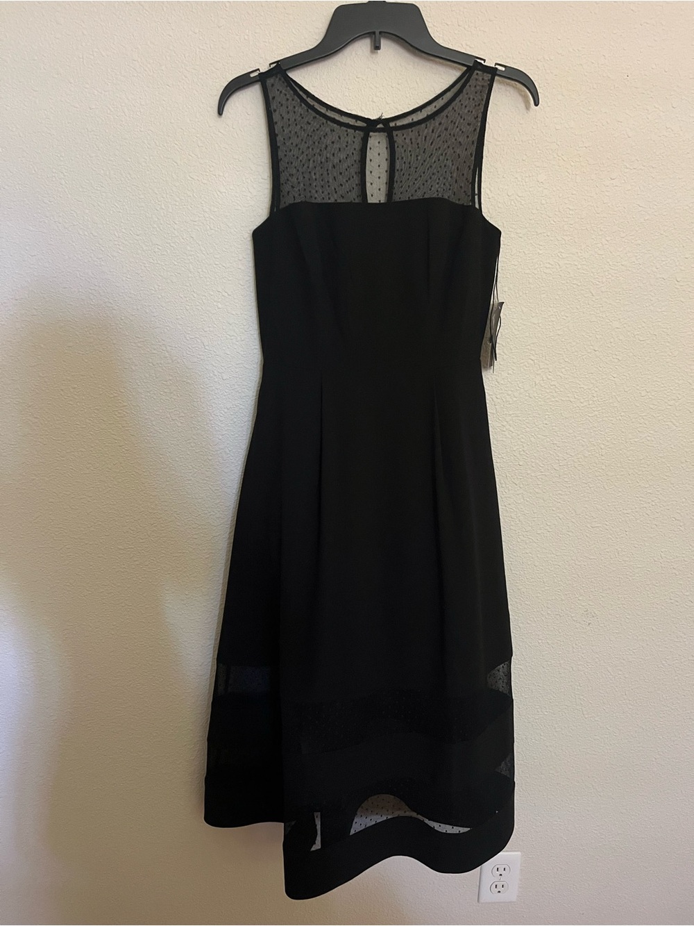 Aidan Mattox Black A-Line Dress